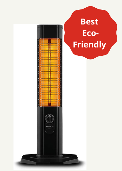 Best eco- friendly patio heater. Luxeva Carbon Infrared Floor Heater Patio Heater