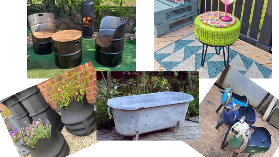 20 Upcycled Outdoor garden Furniture Ideas