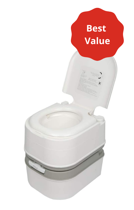 4 Best Portable Eco Toilets For Garden Rooms - Bonnlo 24 L Portable Toilet Flushing Potty 