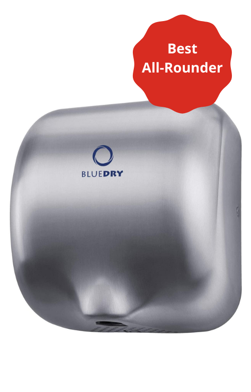 4 Best Eco-Friendly Hand Dryers 2022 - BLUEDRY ECO Dry Commercial Hand Dryer