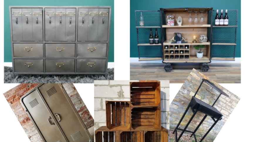 21 Industrial Upcycled Furniture Ideas