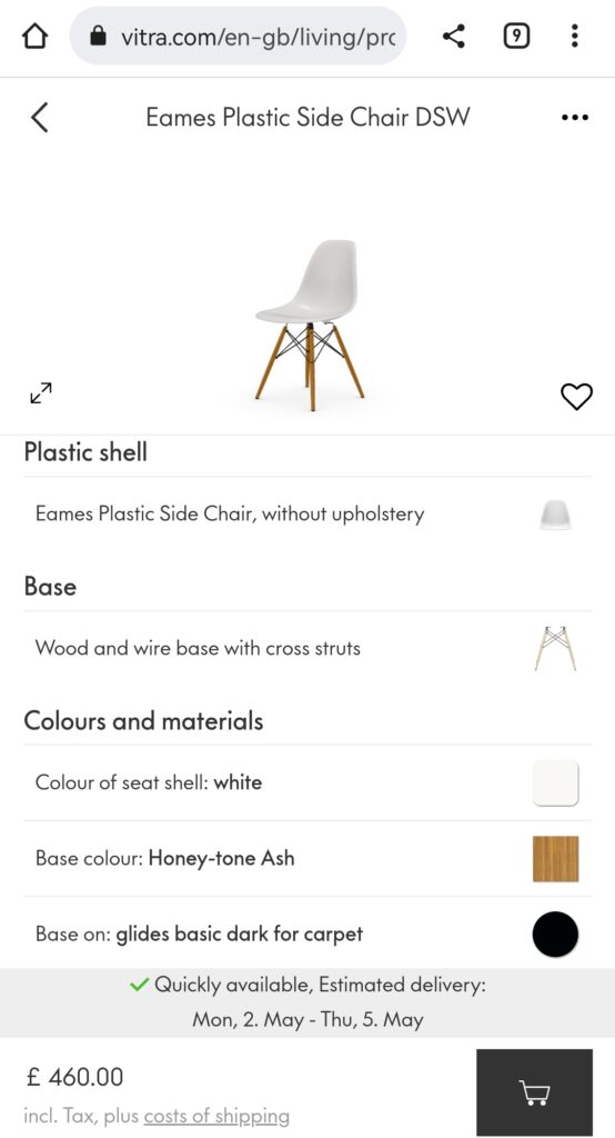 How To Find Cheap Mid-Century Furniture - Charles Eames Eiffel chair