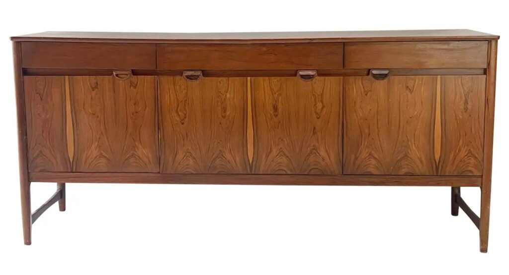 How To Identify Nathan Furniture - 1960’s Mid Century Rosewood ‘Caspian’ Sideboard by Nathan