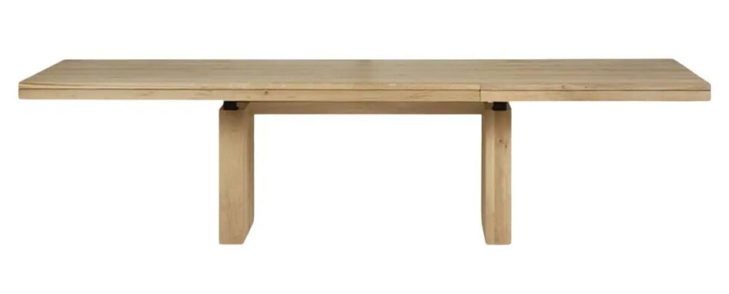 Top 1980s Furniture Brands - Double Oak Extendable Dining Table by Ethnicraft