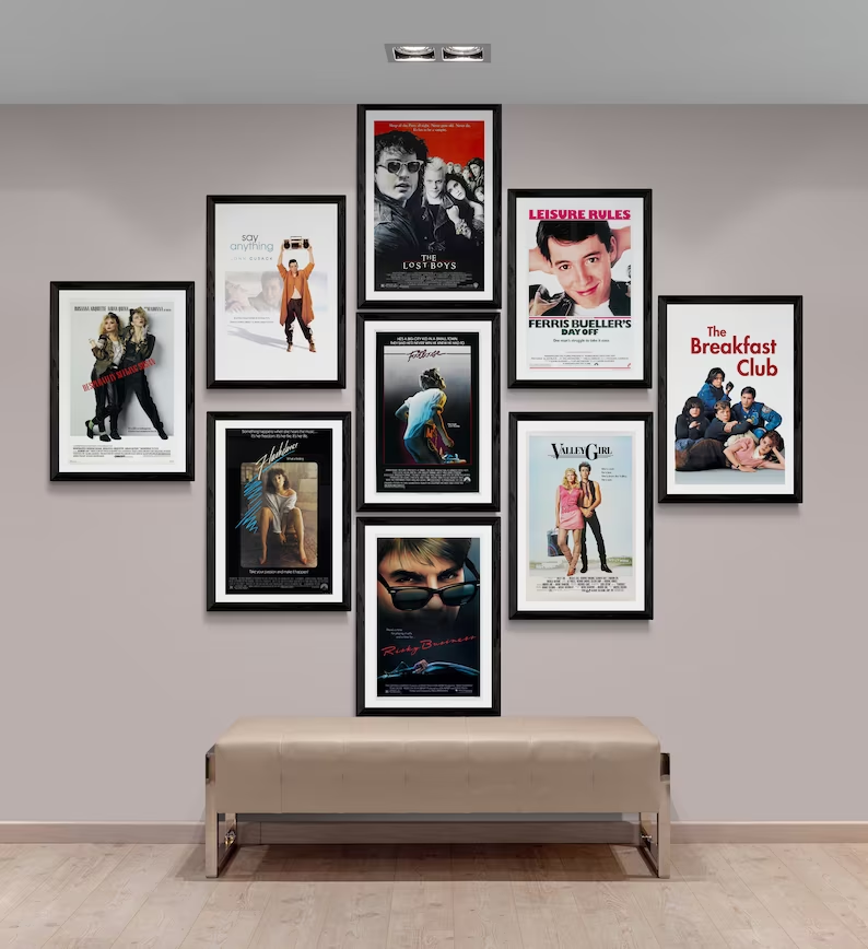 How to Decorate Your Room 80s Style - Create an 80s Gallery Wall